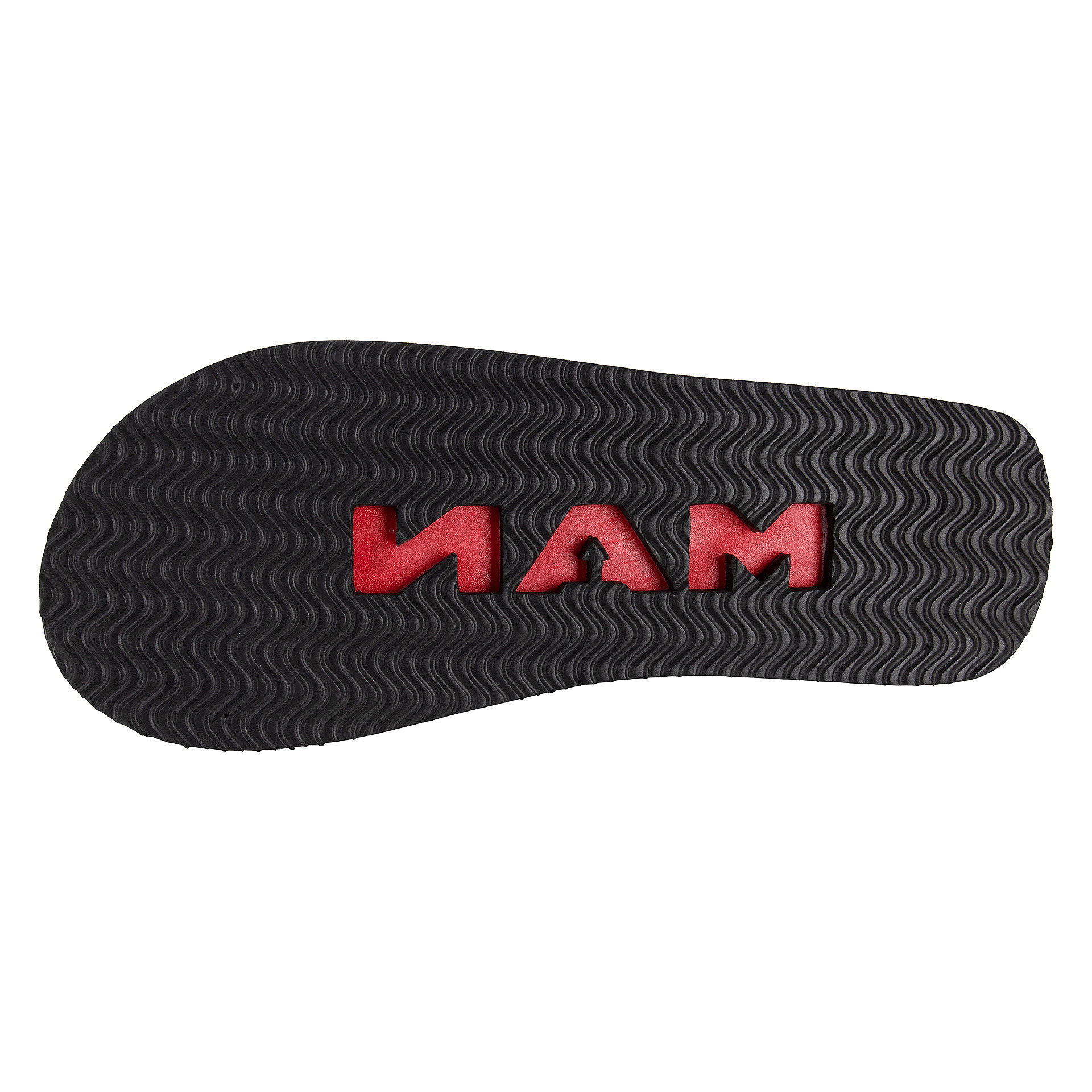 Badeschuhe Flip Flops schwarz-rot