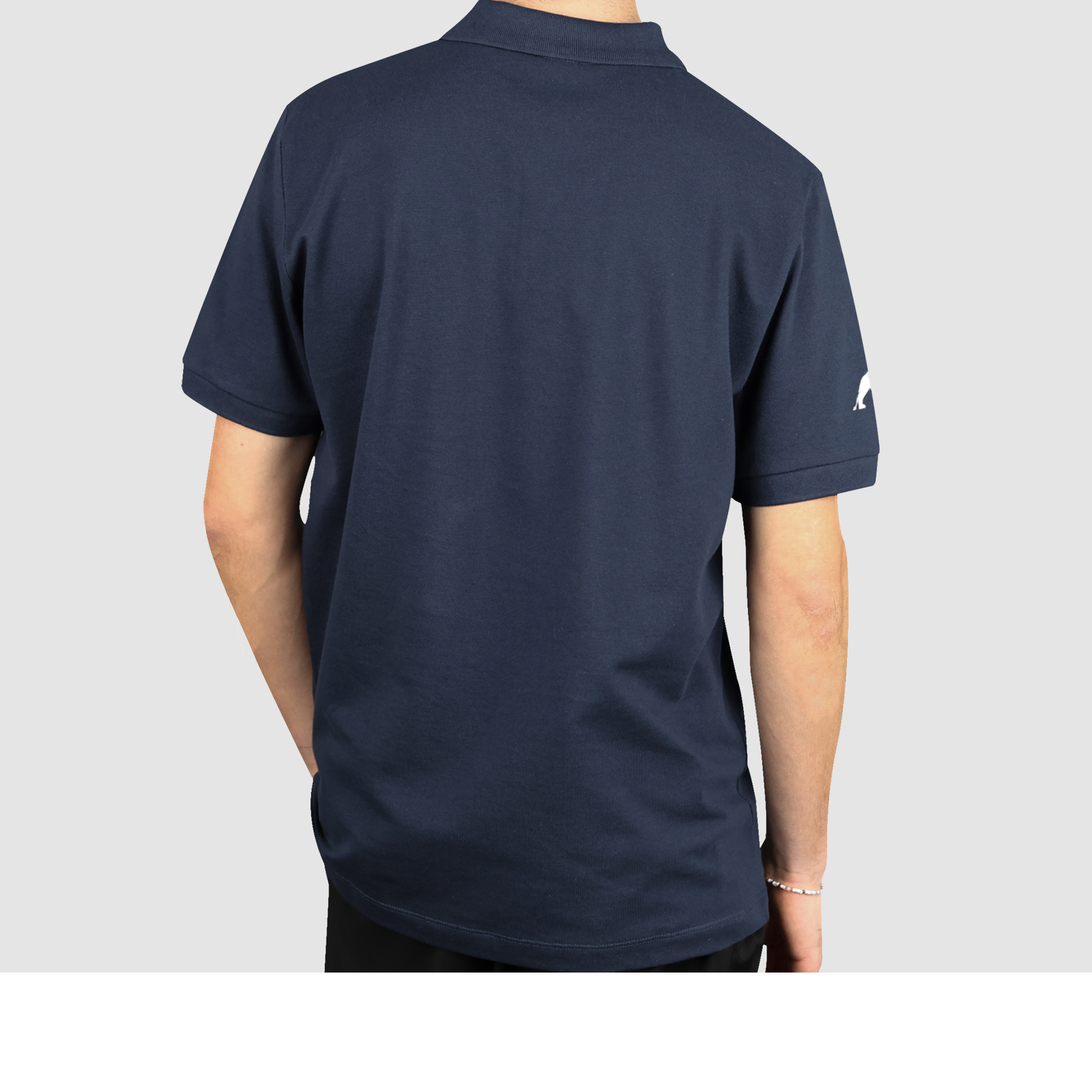 Poloshirt Herren blau