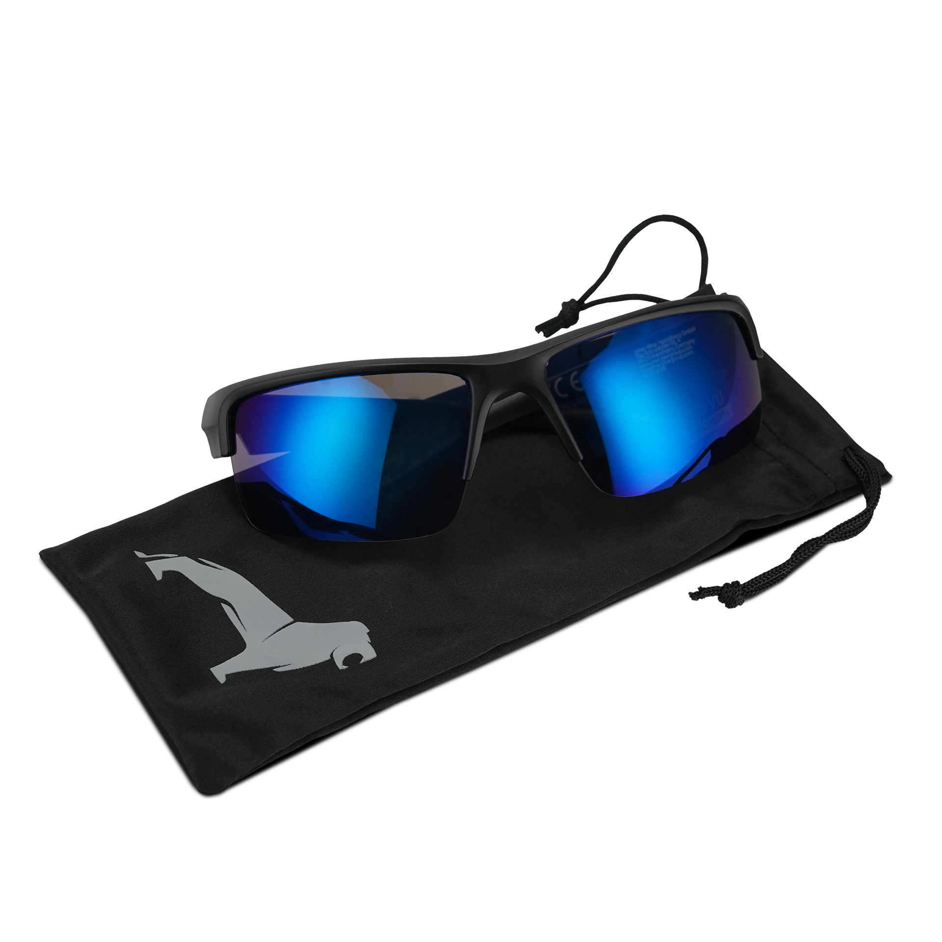 Sports sunglasses, blue