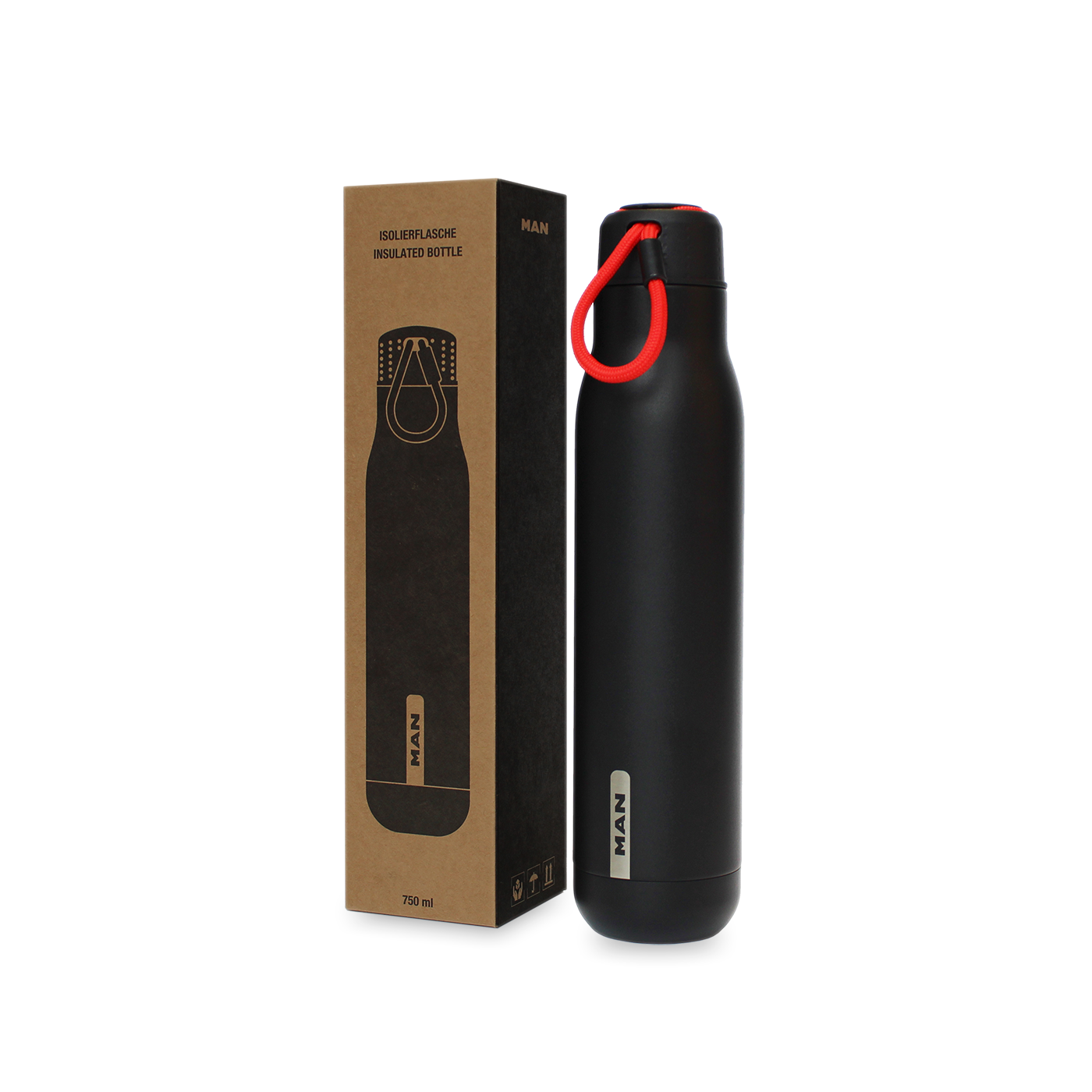 Isolierflasche Thermoflasche 750 ml