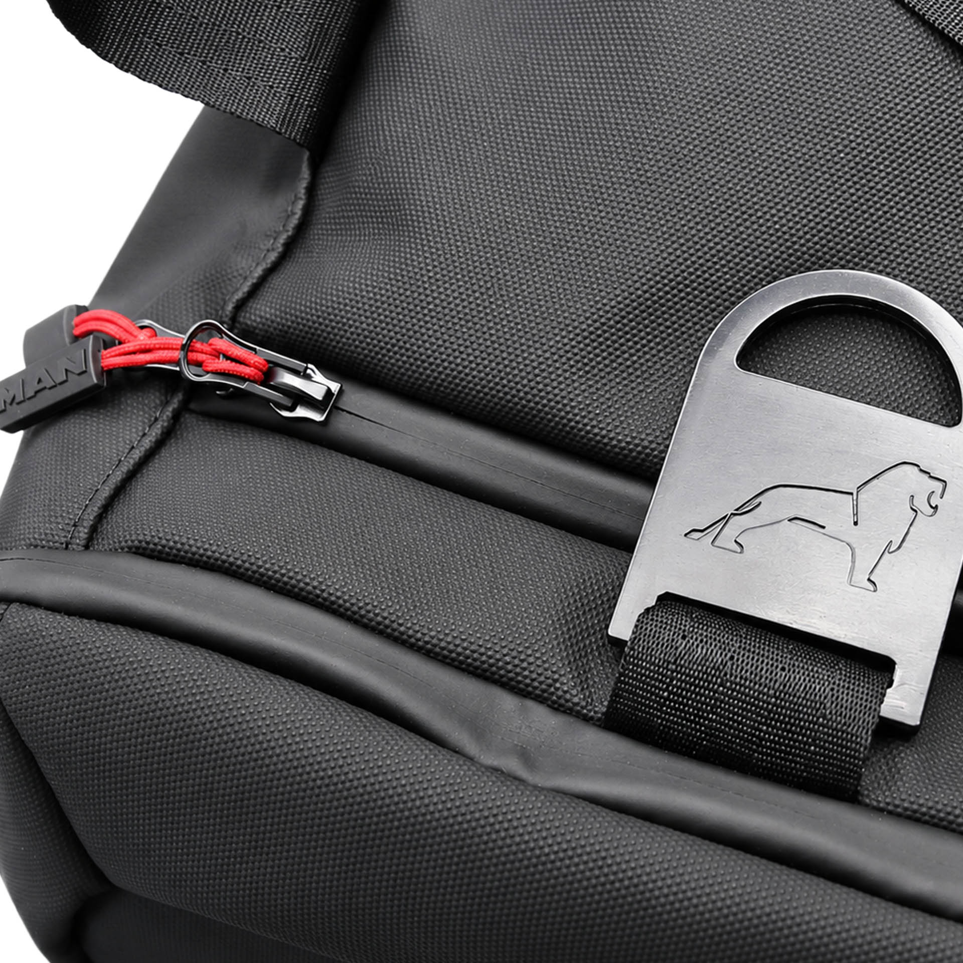 Sports bag with backpack function, black