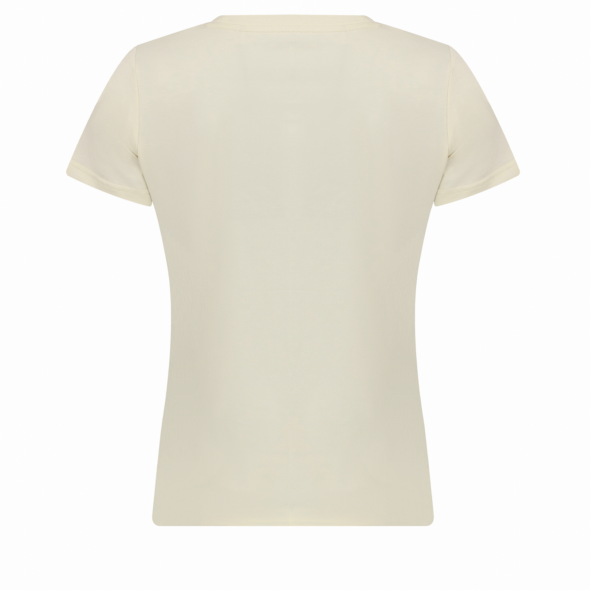 Damen T-Shirt creme-weiß