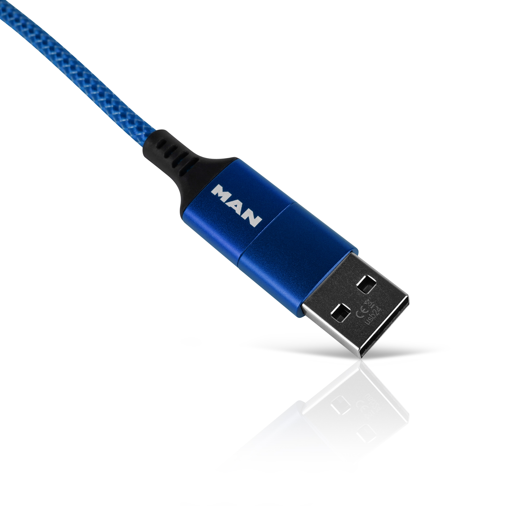 Datablocker Ladekabel Fastcharge blau